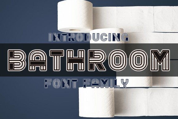 Bathroom: The Bold Display Font for Memorable Brand Identity