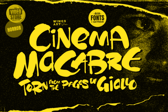 Cinema Macabre: The Perfect Display Typeface for Creators