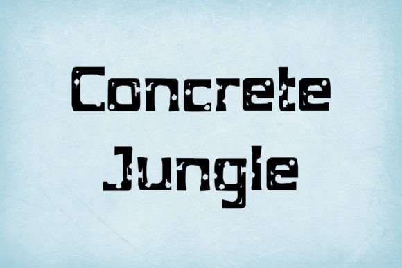 Concrete Jungle: The Quirky Display Font for Handmade Brands
