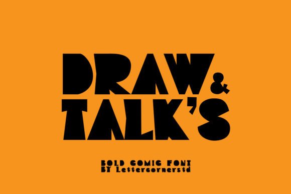 Draw and Talks: The Perfect Playful Display Font for Handmade Brands