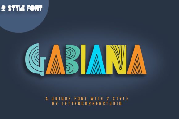 Gabiana: The Perfect Display Font for a Memorable Brand Identity