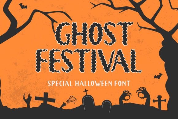 Ghost Festival: The Spooky Display Font for Your Halloween Branding