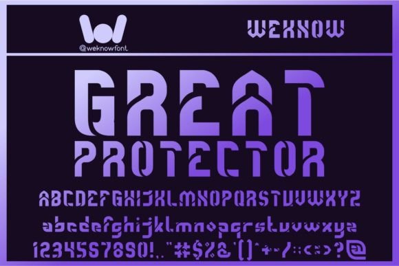 Great Protector: A Bold Display Typeface for Modern Editorial Design