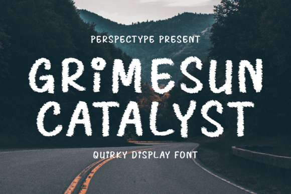 Grimesun Catalyst: The Quirky Display Font for Handmade Brands