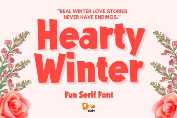 Hearty Winter Typeface: The Playful Display Font for Engaging Campaigns