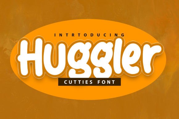 Huggler: The Bubbly Display Typeface for Joyful Editorial Design