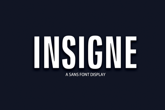 Insigne: The Bold Display Font That Transforms Small Business Branding