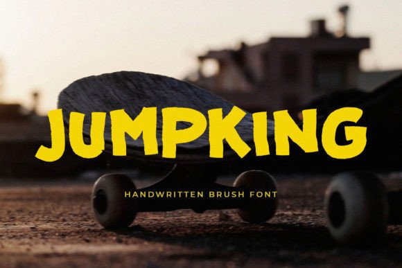 Jumpking: The Bold Handwritten Display Font for Crafters