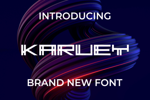 Karuey: A Bold Display Typeface for Modern Editorial Design