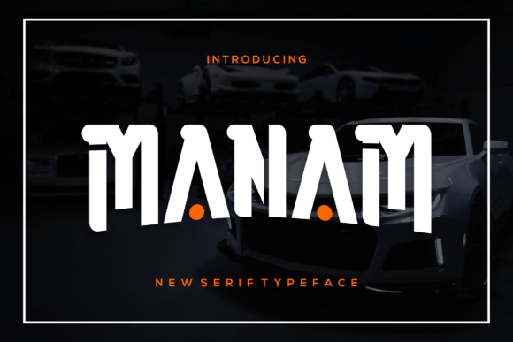 Manam: A Modern Display Typeface for Editorial Design