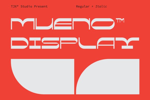 Mueno: The Modern Retro Typeface for Bold Brand Identity