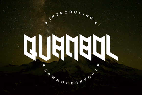 Quanbol: The Futuristic Display Font for High-Impact Campaigns