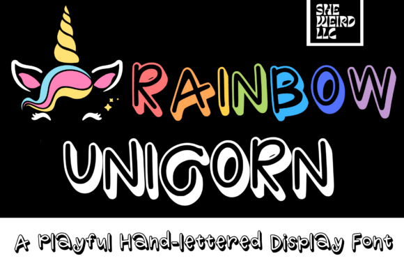 Rainbow Unicorn: The Creative Font for Scroll-Stopping Campaigns