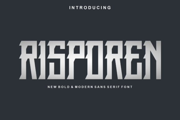 Risporen: The Modern Display Typeface for Elevated Editorial Design