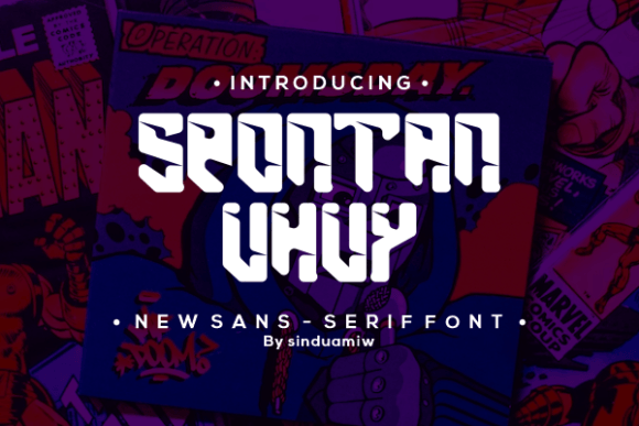 Spontan Uhuy: The Creative Font That Elevates Small Business Branding