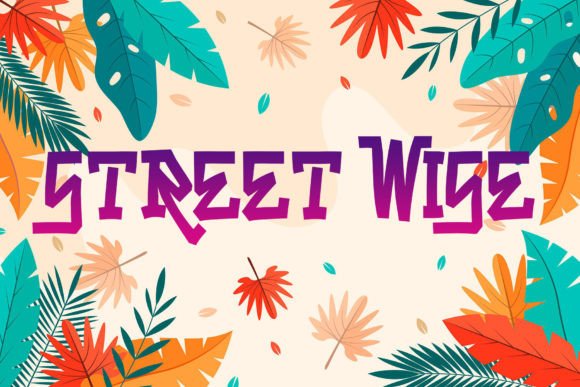 Street Wise: A Tropical Display Typeface for Editorial Projects