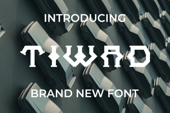 Tiwad: The Modern Display Typeface for Handmade Branding