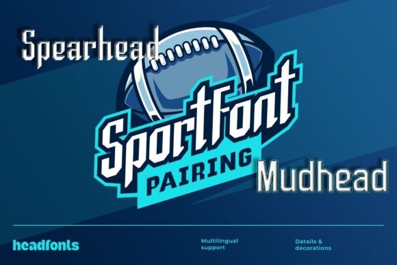 Upgrade Your Brand Identity with the Spearhead Mudhead Duo Typeface