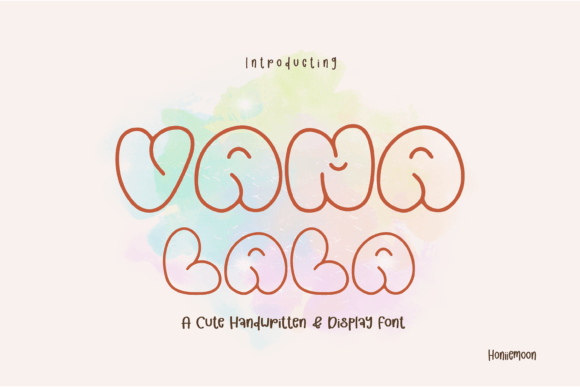 Vanalala: A Playful Display Typeface for Modern Editorial Design