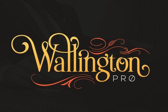Wallington Pro: The Sophisticated Display Font for Chic Craft Designs