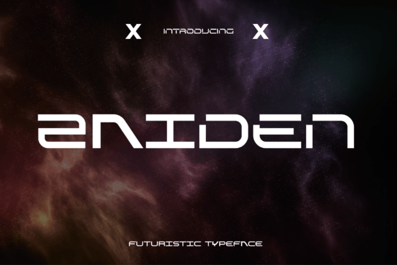 Zaiden: The Futuristic Display Typeface for Bold Editorial Design